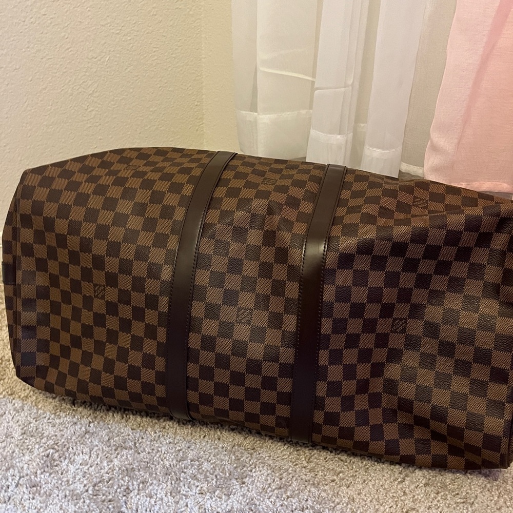 Louis Vuitton Brown Damier Canvas Travel Duffle - Picture 4 of 9